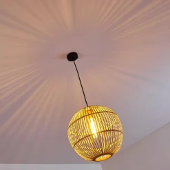 Luminaires Scandinaves-hofstein Suspension Alesund Noir, 1 lumière