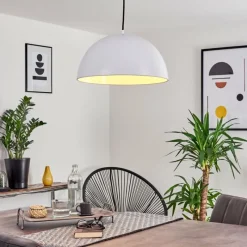 Luminaires Scandinaves-hofstein Suspension Alikata Noir, Blanc, 1 lumière
