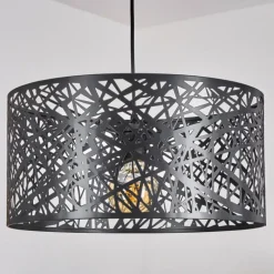Lampes Industrielles-hofstein Suspension Altoplano Noir, 1 lumière