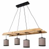 Lampes En Tissu-hofstein Suspension Amaichá Écru, 4 lumières