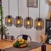 Lampes Industrielles-hofstein Suspension Amsoldingen Noir, 4 lumières