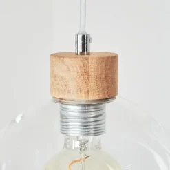 Lampes À Boules-hofstein Suspension Andeer Chrome, Écru, 3 lumières