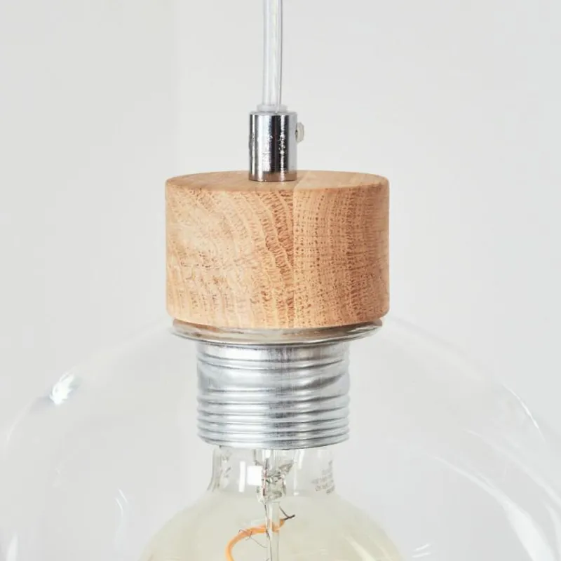 Lampes À Boules-hofstein Suspension Andeer Chrome, Écru, 3 lumières