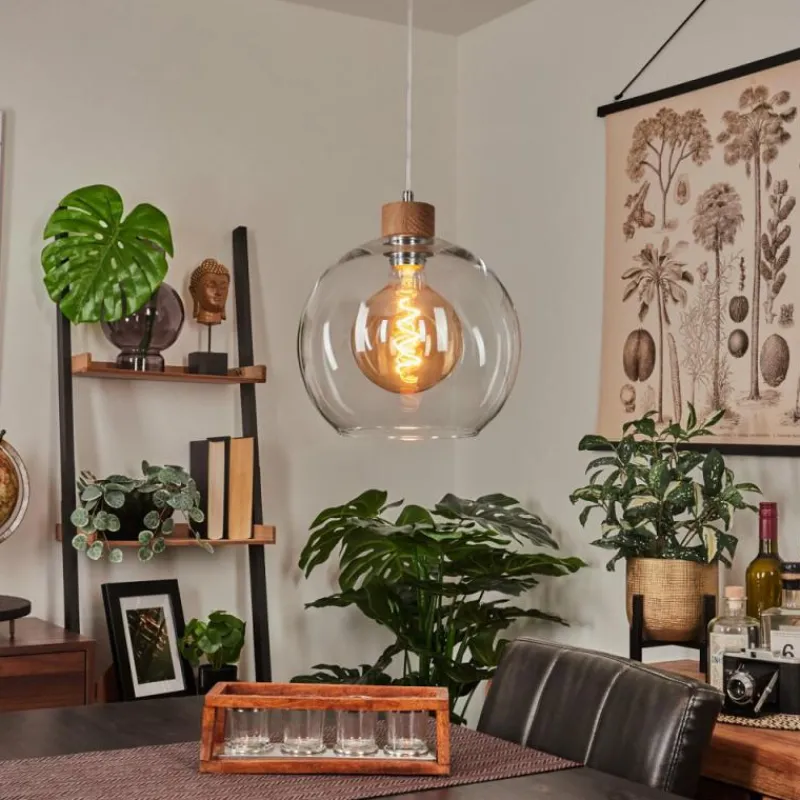 Lampes À Boules-hofstein Suspension Andeer Écru, 1 lumière