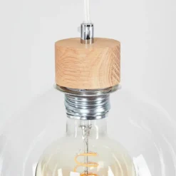 Lampes À Boules-hofstein Suspension Andeer Écru, 1 lumière