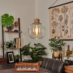 Lampes À Boules-hofstein Suspension Andeer Écru, 1 lumière