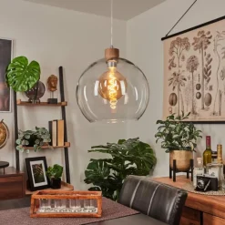 Lampes À Boules-hofstein Suspension Andeer Écru, 1 lumière