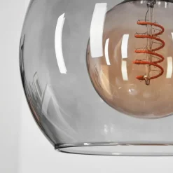 Suspension Verre Fumé-hofstein Suspension Andeer Noir, 1 lumière