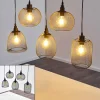 Lampes Vintages & Rétros-hofstein Suspension Aneby Noir, 5 lumières