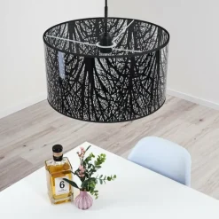 Lampes Vintages & Rétros-hofstein Suspension Annaoplis Noir, 1 lumière