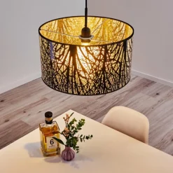 Lampes Vintages & Rétros-hofstein Suspension Annaoplis Noir, 1 lumière