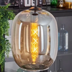 hofstein Suspension Apedo Ambre, 3 lumières