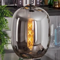 hofstein Suspension Apedo Clair, Fumé, 3 lumières