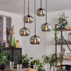 hofstein Suspension Apedo Fumé, 5 lumières