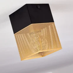 hofstein Suspension Armenie Laiton, Noir, 1 lumière