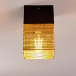 hofstein Suspension Armenie Laiton, Noir, 1 lumière