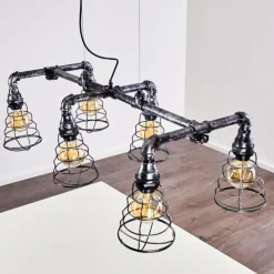 hofstein Suspension Arvika Argenté, 6 lumières* Suspensions