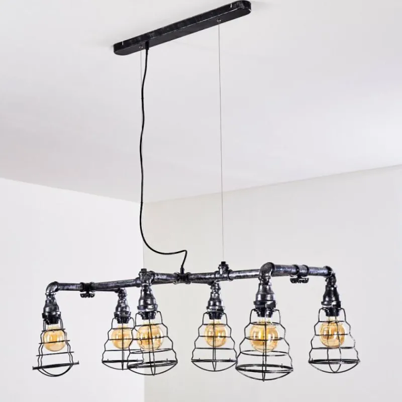 hofstein Suspension Arvika Argenté, 6 lumières* Suspensions