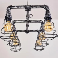 hofstein Suspension Arvika Argenté, 6 lumières* Suspensions