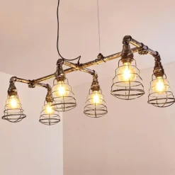 hofstein Suspension Arvika Argenté, 6 lumières* Suspensions