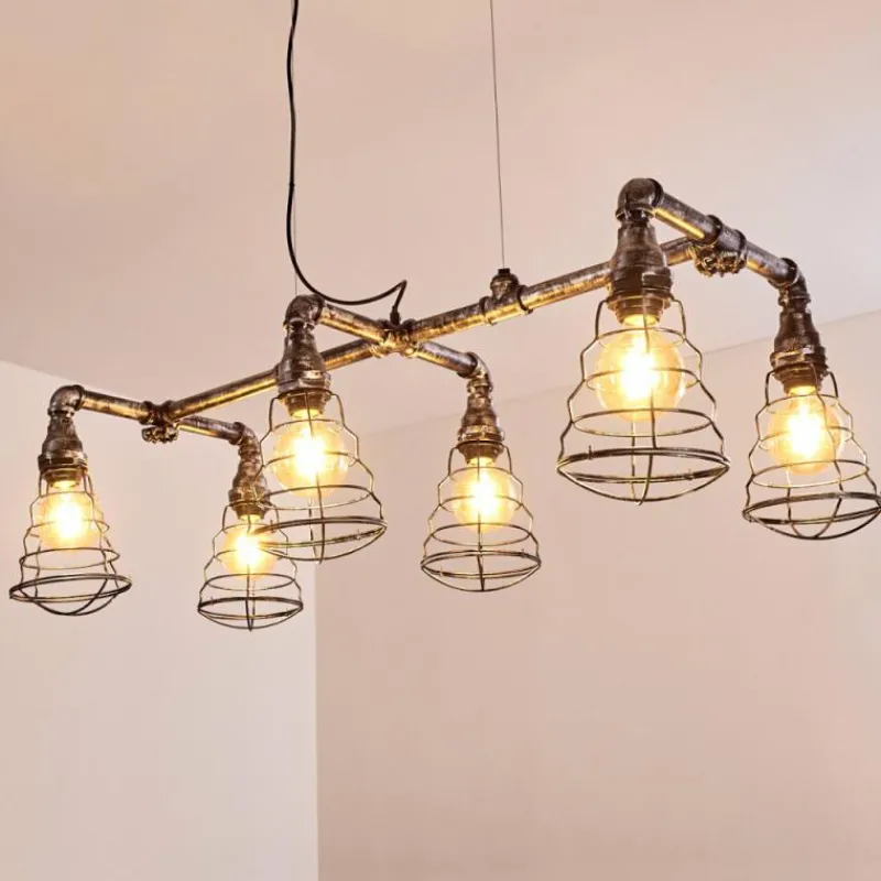 hofstein Suspension Arvika Argenté, 6 lumières* Suspensions