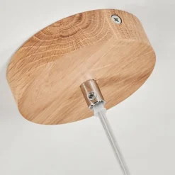 Lampes En Bois-hofstein Suspension Atake Écru, 1 lumière