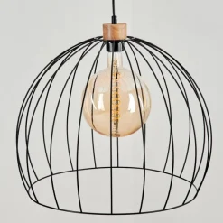 Lampes En Bois-hofstein Suspension Atake Écru, 1 lumière
