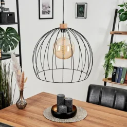 Lampes En Bois-hofstein Suspension Atake Écru, 1 lumière