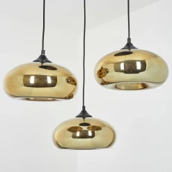 hofstein Suspension Avonlea Noir, 3 lumières