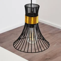 Luminaires Rustiques-hofstein Suspension Ayen Noir, 1 lumière