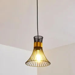 Luminaires Rustiques-hofstein Suspension Ayen Noir, 1 lumière