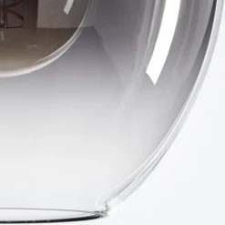 Suspension Verre Fumé-hofstein Suspension Azurara Noir, 8 lumières