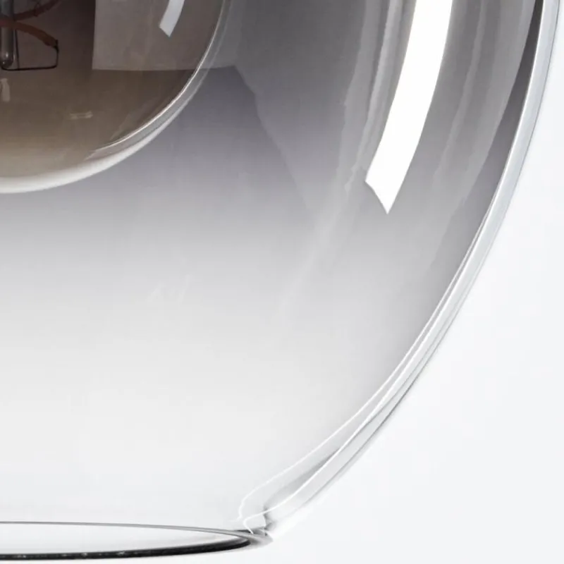 Suspension Verre Fumé-hofstein Suspension Azurara Noir, 8 lumières