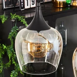 hofstein Suspension Azurara Noir, 4 lumières