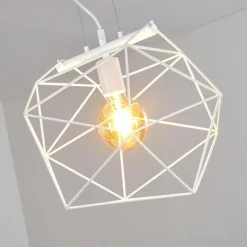 Luminaires Rustiques-hofstein Suspension Babol Blanc, 1 lumière