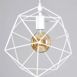 Luminaires Rustiques-hofstein Suspension Babol Blanc, 1 lumière