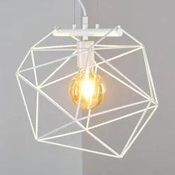 Luminaires Rustiques-hofstein Suspension Babol Blanc, 1 lumière