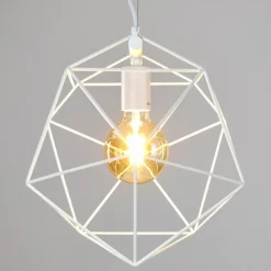 Luminaires Rustiques-hofstein Suspension Babol Blanc, 1 lumière