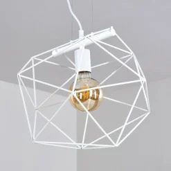 Luminaires Rustiques-hofstein Suspension Babol Blanc, 1 lumière