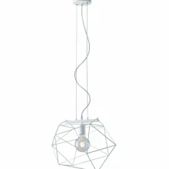 Luminaires Rustiques-Luce Design Suspension Babol Blanc, 1 lumière