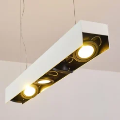 hofstein Suspension Bacoor LED Noir, Blanc, 5 lumières* Suspensions