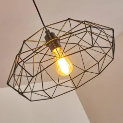 hofstein Suspension Badalucco Noir, 1 lumière