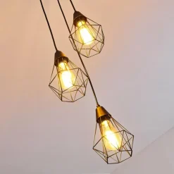 hofstein Suspension Baguio Noir, 3 lumières