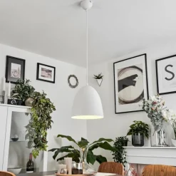 hofstein Suspension Bakou Blanc, 1 lumière