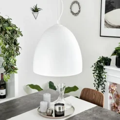 Luminaires Scandinaves-hofstein Suspension Bakou Blanc, 1 lumière