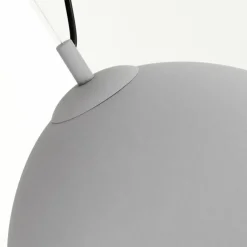 Luminaires Scandinaves-hofstein Suspension Bakou Gris, 1 lumière