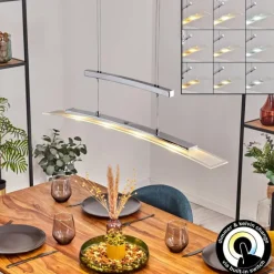 hofstein Suspension Balcairn LED Chrome, 4 lumières