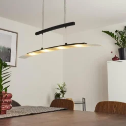 hofstein Suspension Balcairn LED Noir, 4 lumières