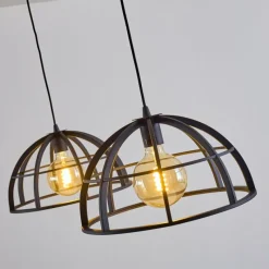 hofstein Suspension Ballarat Noir, 2 lumières