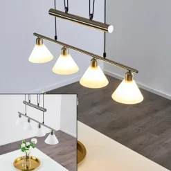 hofstein Suspension Bamenda Nickel mat, 4 lumières